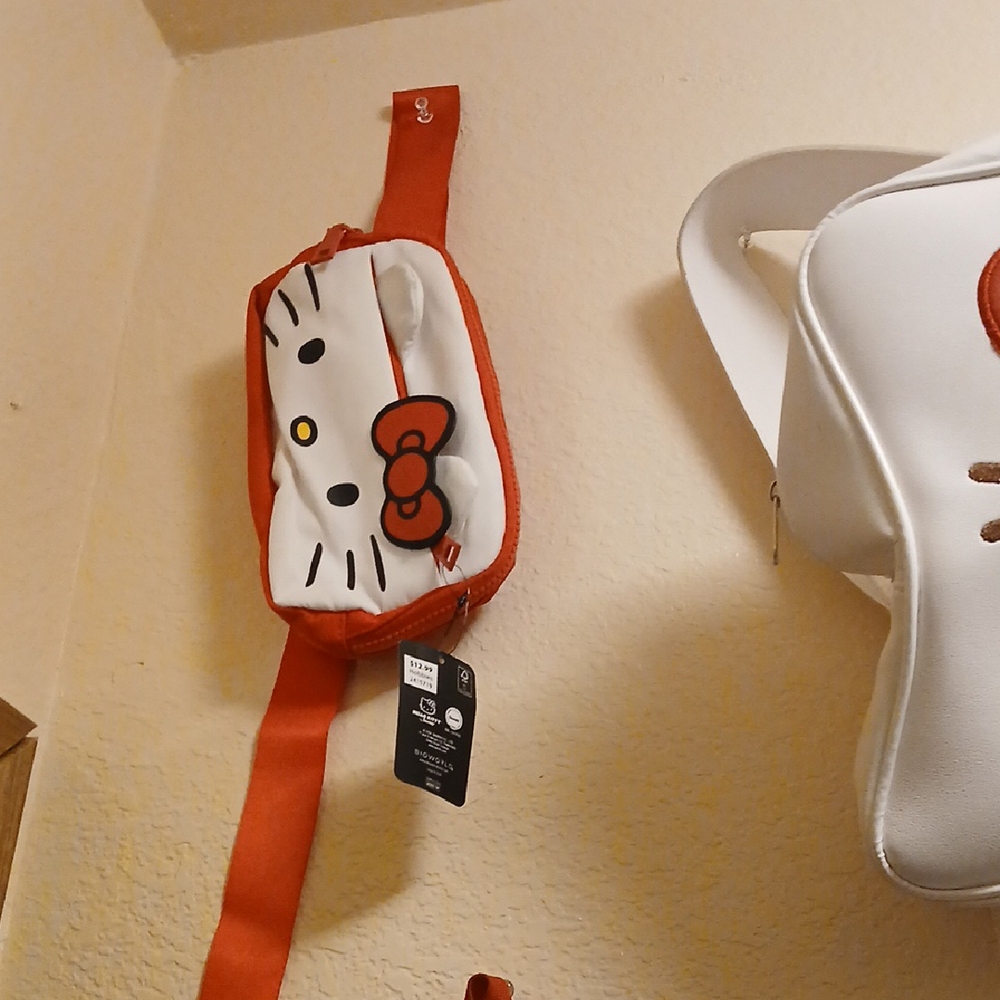 Hello Kitty Red and White Bag
